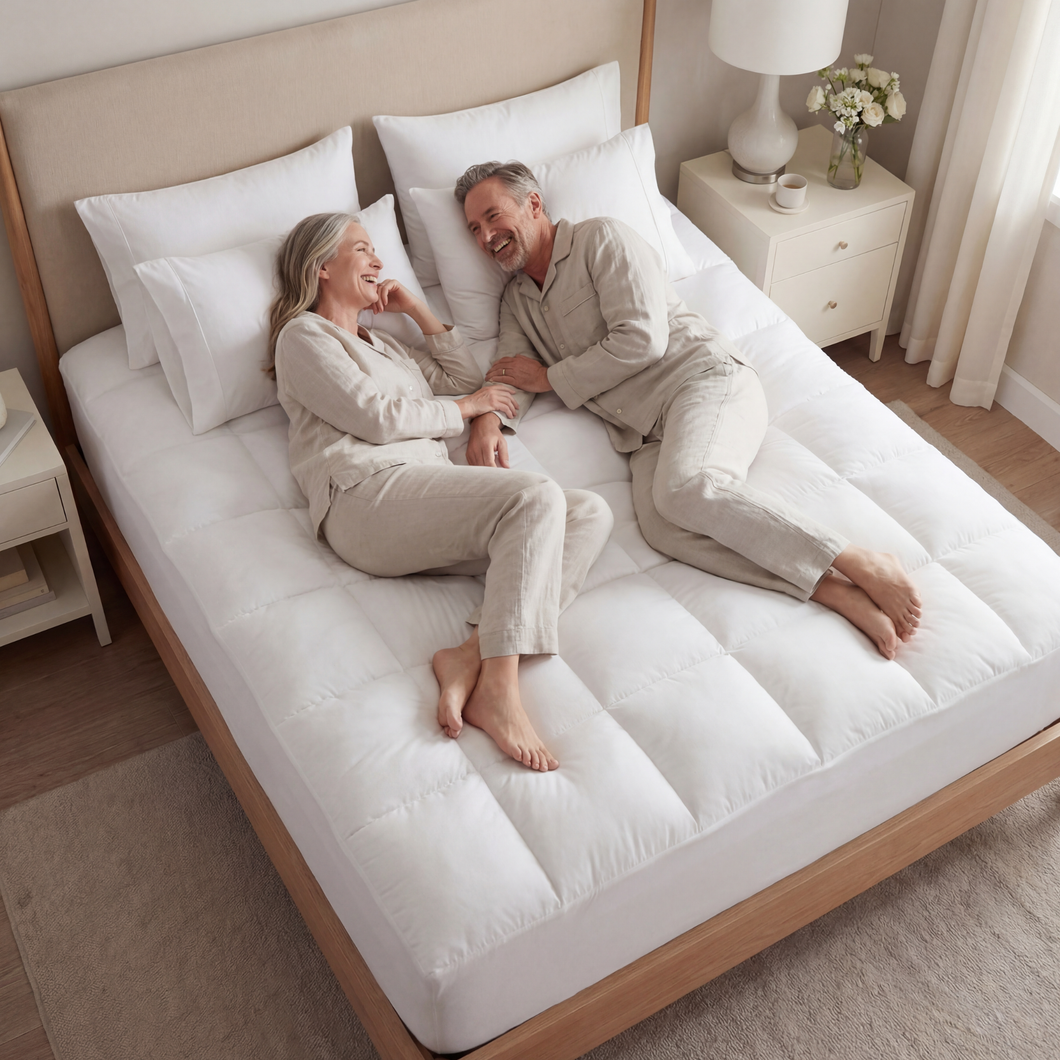 Premium Quilted 1000GSM Mattress Topper - lifestyle photo 3