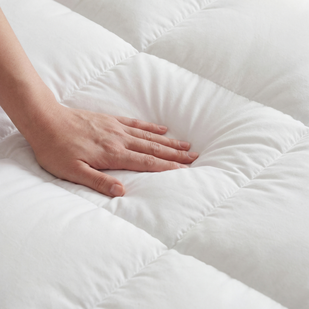 Premium Quilted 1000GSM Mattress Topper - lifestyle photo 4
