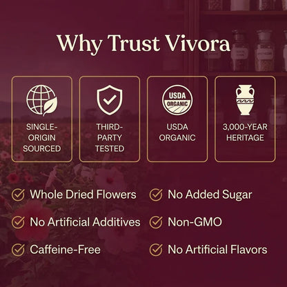 Vellora® Organic Hibiscus Flowers