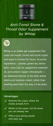 Anti-Tonsil Stone Herbal Gel Supplement by Vellora Care™